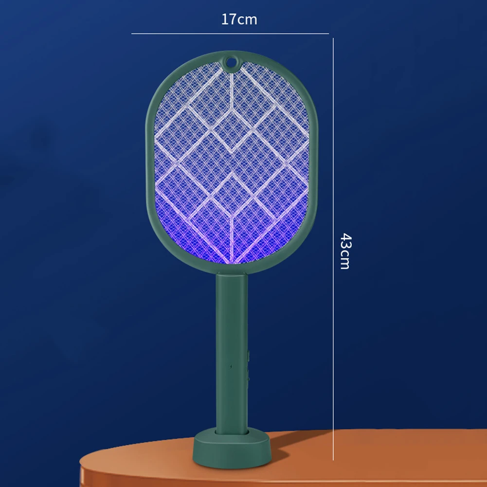 Rechargeable 2-in-1 UV Mosquito Eliminator & Electric Racket 6 2-in-1 Electric Mosquito Racket Mosquito Killer Lamp USB Rechargeable Foldable Mosquito Repellent Lamp Swatter Fly Swatter 6