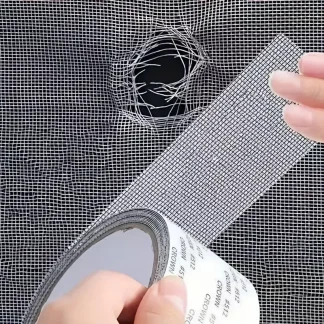 1ps Easy-to-Apply Waterproof Window Screen Repair Tape – Keep Mosquitoes Out with Our Anti-Insect, Self-Adhesive Mesh Patch 1